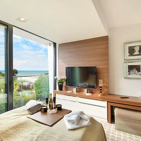 Lejlighed Marine Prywatny Widok Na Morze Basen Sauna Jacuzzi 5 Pietro *