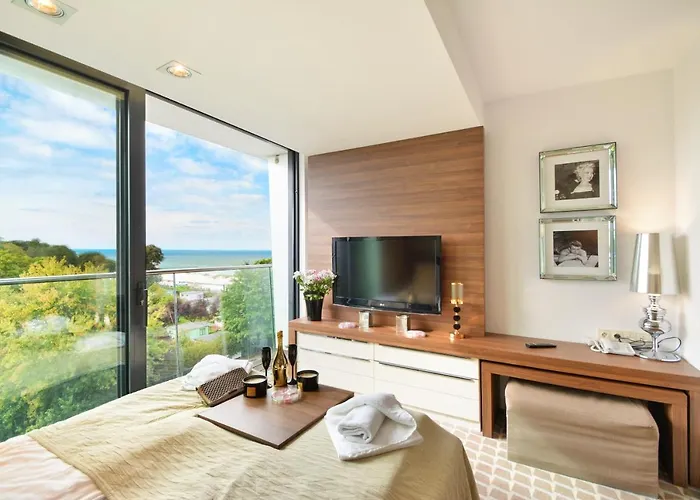 Apartament Marine Prywatny Widok Na Morze Basen Sauna Jacuzzi 5 Pietro *